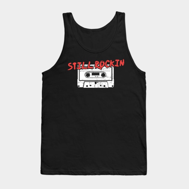 Still Rockin | Cassette Tape Tank Top by MeatMan